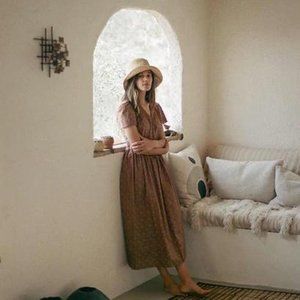 NWOT - The Dawn Dress in Blooming Vine in Petite Sizing XS